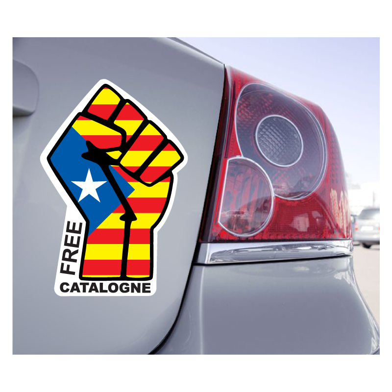 Sticker Free Catalogne - 1