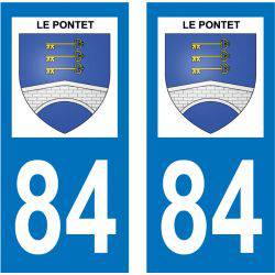 Sticker Plaque Le Pontet 84130