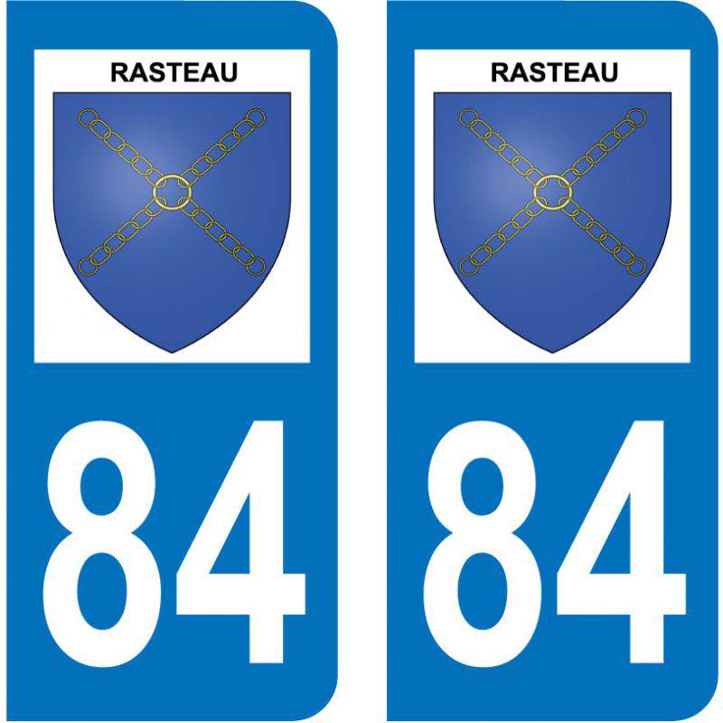 Sticker Plaque Rasteau 84110
