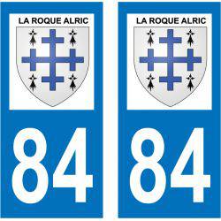 Sticker Plaque La Roque-Alric 84190