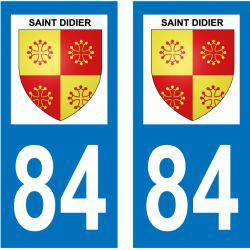 Sticker Plaque Saint-Didier 84210