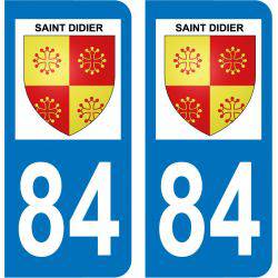 Sticker Plaque Saint-Didier 84210
