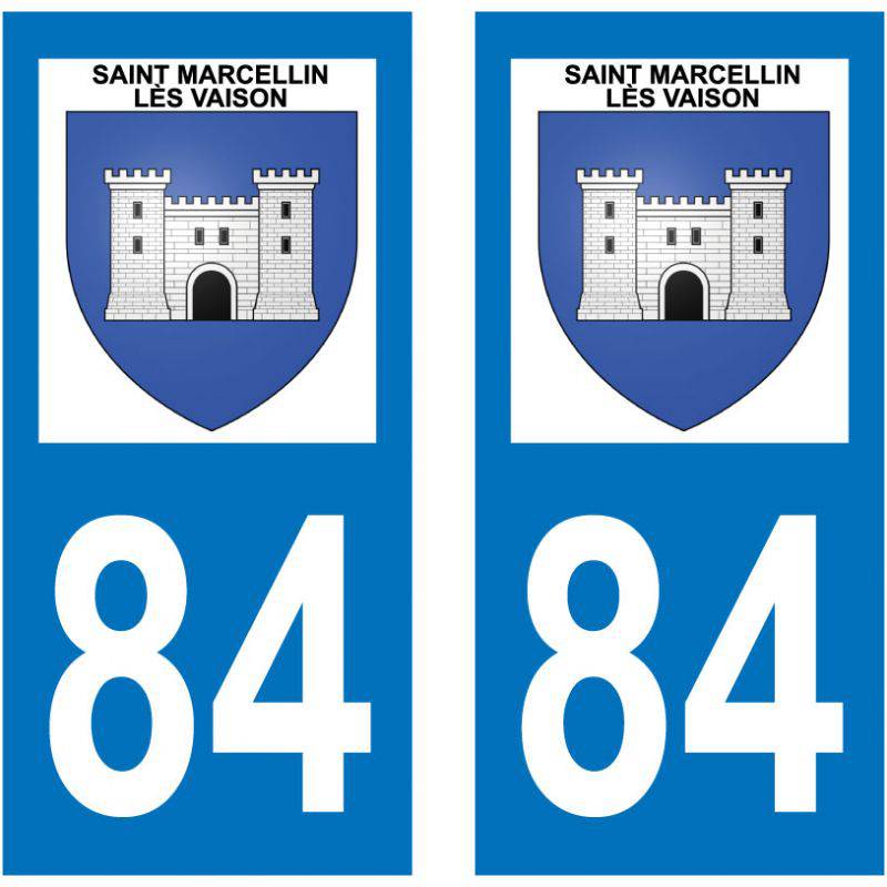 Sticker Plaque Saint-Marcellin-lès-Vaison 84110