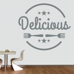 Sticker Mural Cuisine Delicious - 4
