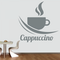Sticker Mural Cuisine Cappuccino - 4