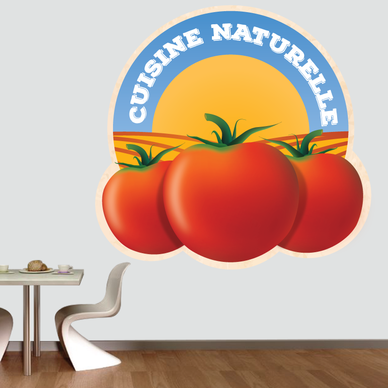 Sticker Mural Cuisine Naturelle - 1