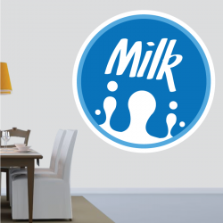 Sticker Mural Cuisine Milk Lait - 1