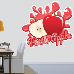 Sticker Mural Cuisine Fresh Apple - 1