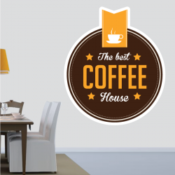 Sticker Mural Cuisine The Best Coffee House - 1
