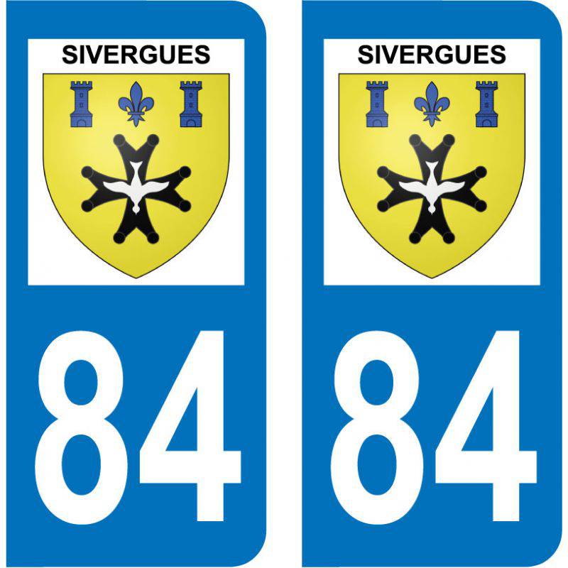 Sticker Plaque Sivergues 84400