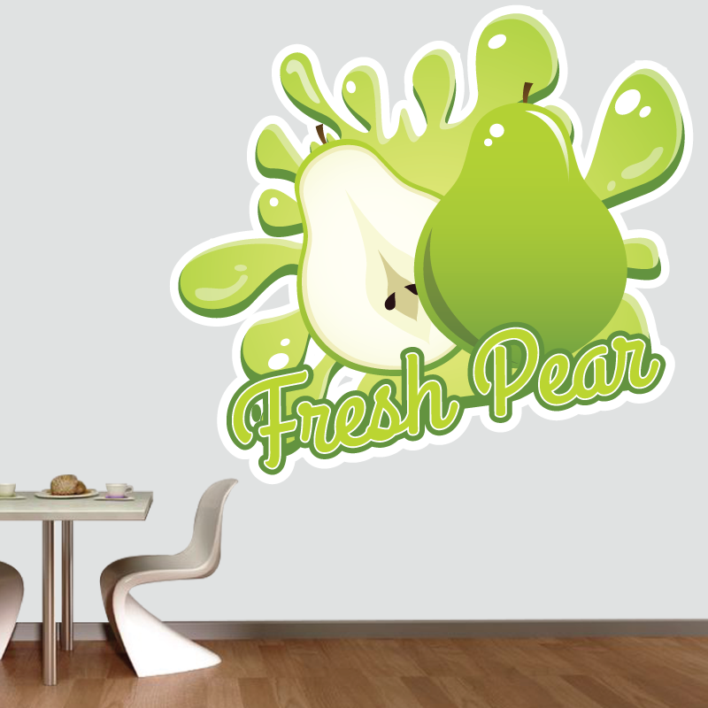 Sticker Mural Cuisine Fresh Pear - 1