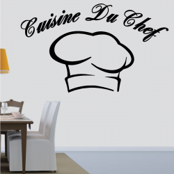 Sticker Mural Cuisine Du Chef Toque - 1
