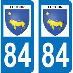 Sticker Plaque Le Thor 84250