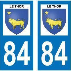 Sticker Plaque Le Thor 84250