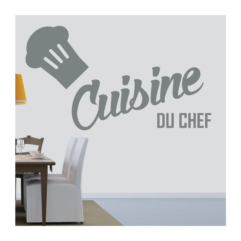 Sticker Mural Toque Cuisine Du Chef - 4