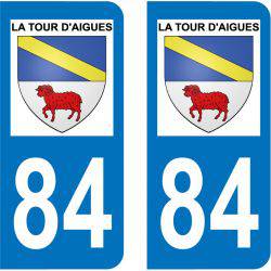 Sticker Plaque La Tour-d'Aigues 84240