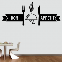 Sticker Mural Bon Appetit Autocolant Cuisine - 1
