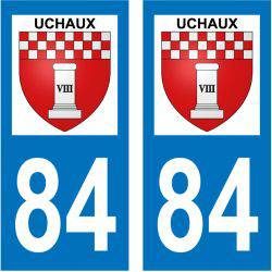 Sticker Plaque Uchaux 84100