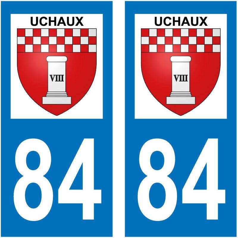 Sticker Plaque Uchaux 84100