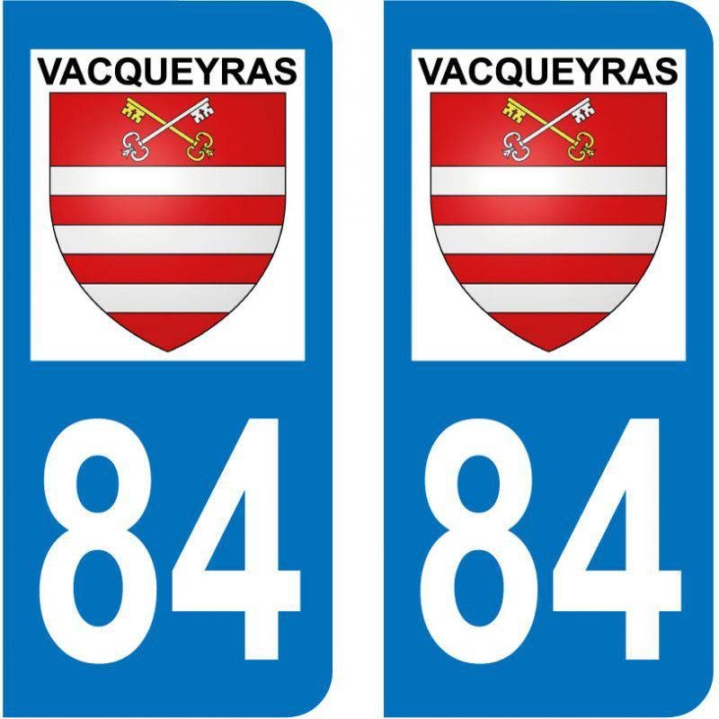 Sticker Plaque Vacqueyras 84190