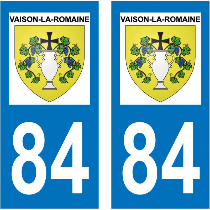 Sticker Plaque Vaison-la-Romaine 84110