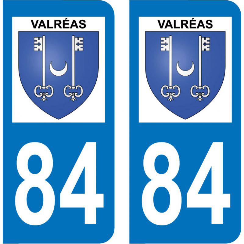 Sticker Plaque Valréas 84600