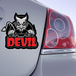 Autocollant Devil Diable - 1