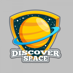 Autocollant Discover Space - 2