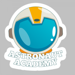 Autocollant Astronaut Academy - 2