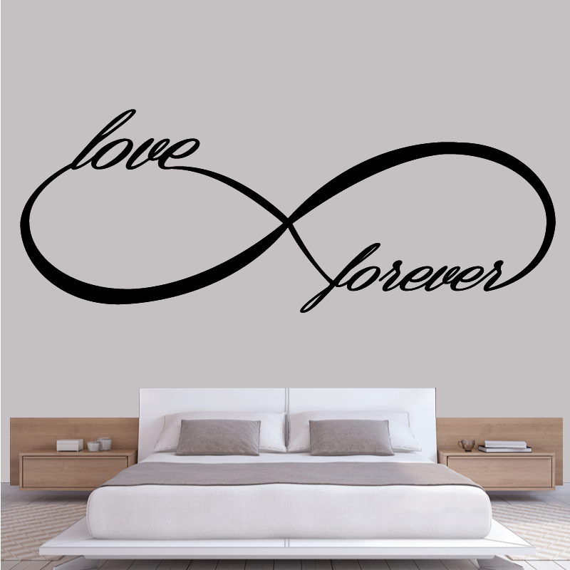 Sticker Mural Infinity love forever - 1