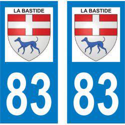 Sticker Plaque La Bastide 83840