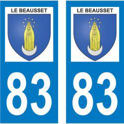 Sticker Plaque Le Beausset 83330
