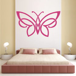 Sticker Mural Papillon Tête de Lit