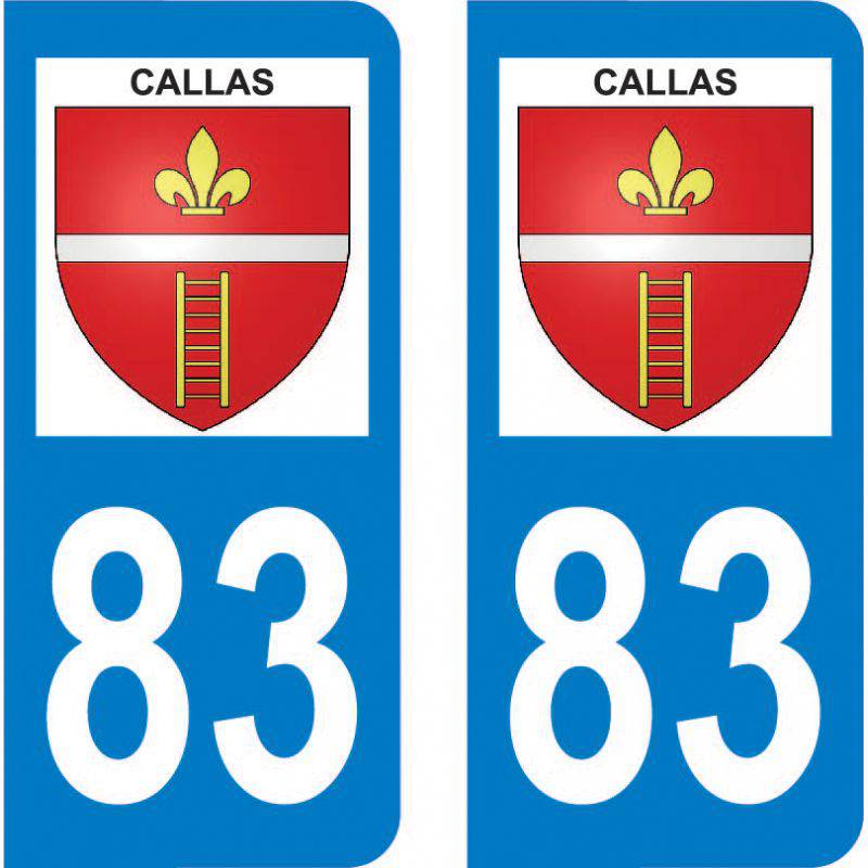 Sticker Plaque Callas 83830 Sticker Plaque Callas 83830