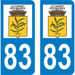 Sticker Plaque Le Cannet-des-Maures 83340