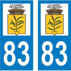 Sticker Plaque Le Cannet-des-Maures 83340