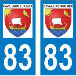 Sticker Plaque Cavalaire-sur-Mer 83240