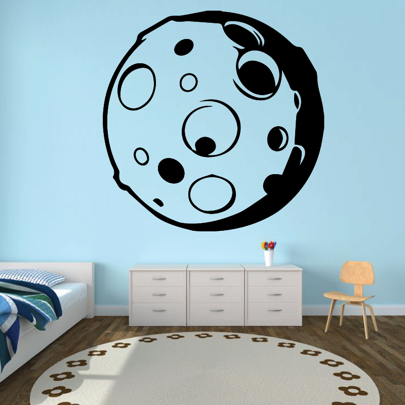 Autocollant sticker mural Lune