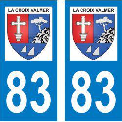Sticker Plaque La Croix-Valmer 83420