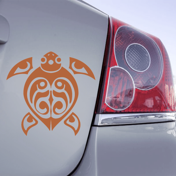 Sticker Tortue tribal Ixtab Autocollant Tortue tribal Ixtab