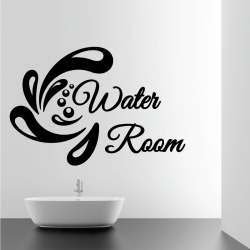 Sticker Mural Salle De Bain Water Room - 1