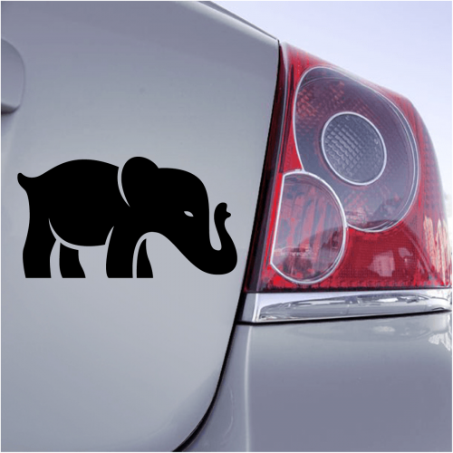 Autocollant Elephant - 1