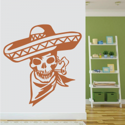 Sticker Mural Mexican Skull - 11