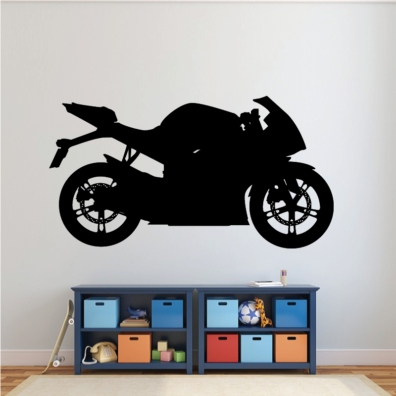 Sticker Mural Moto Sport - 1
