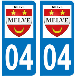 Sticker Plaque Melve 04250 - 1