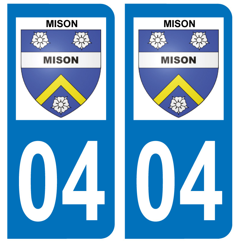 Sticker Plaque Mison 04200 - 1