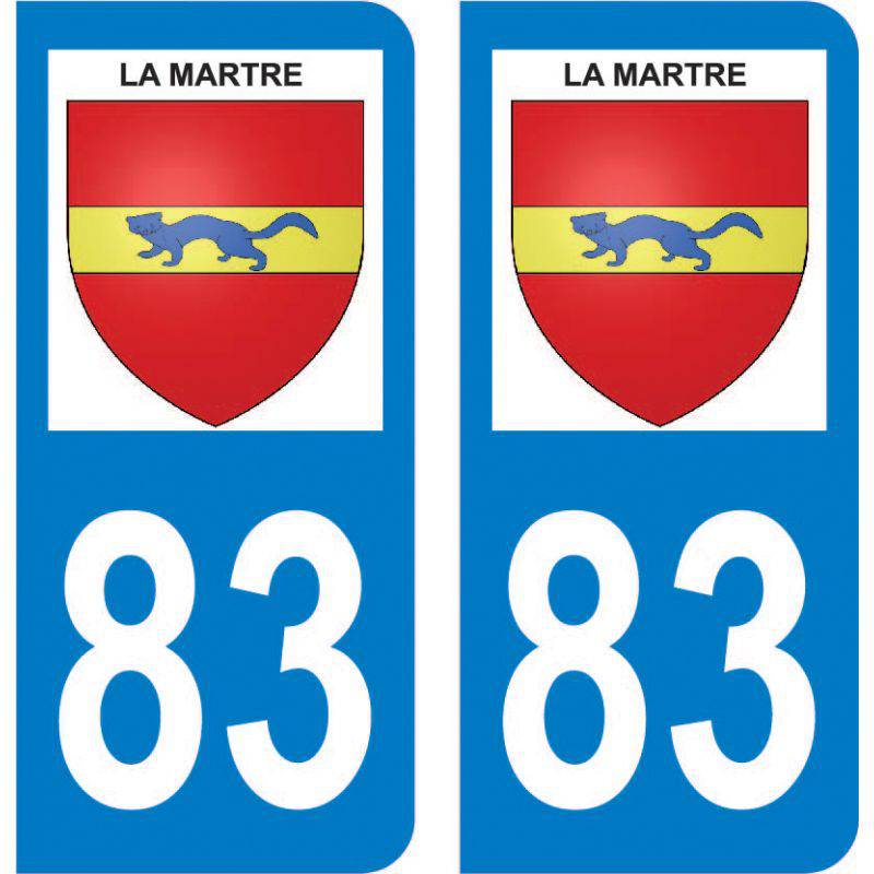 Sticker Plaque La Martre 83840 Sticker Plaque La Martre 83840