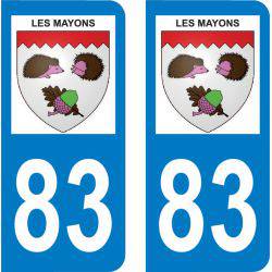 Sticker Plaque Les Mayons 83340