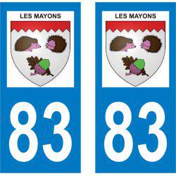 Sticker Plaque Les Mayons 83340