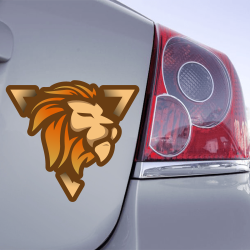 Autocollant Lion icone